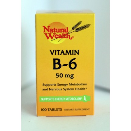 NaturalWealth VitaminB6 50mg